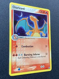 Pokemon Card TCG Charizard Holo Rare 6/108 EX Power Keepers NM perfect SWIRL 💫 - Image 5