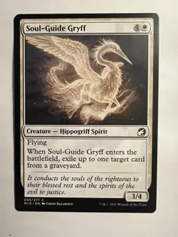 MTG Innistrad Midnight Soul-Guide Gryff 035/277 Magic the Gathering Card - Image 1