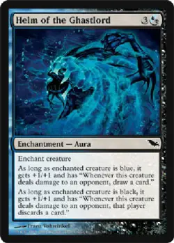 HELM OF THE GHASTLORD Shadowmoor MTG Magic the Gathering Cards DJMagic - Image 1