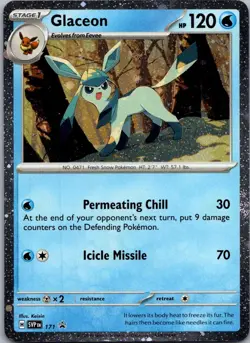 Glaceon - (Cosmos Holo) Promo SV: Scarlet & Violet Promo Cards 171 NM - Image 1