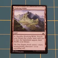 Evolving Wilds - Magic the Gathering MTG Rivals of Ixalan Single Card - Image 1