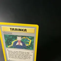 Giovanni 104/132 Gym Challenge Non Holo NM-LP Vintage Pokemon Card 1999 - Image 2