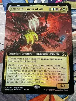 MTG - 1x Omnath, Locus of Creation - FOIL Buy-A-Box Promo March of the Machines - Image 1