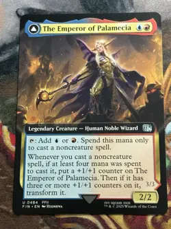 MTG - 1x The Emperor of Palamecia - Extended Art Final Fantasy NM - Image 1