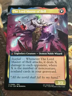 MTG - 1x The Emperor of Palamecia - Extended Art Final Fantasy NM - Image 2