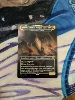 Rodan, Titan Of Winged Fury - Vadrok, Apex Of Thunder Borderless Godzilla MtG - Image 1
