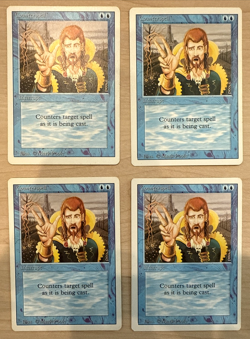 NEAR MINT 4 X Counterspell Magic The Gathering MTG Revised Edition Regular - Image 1