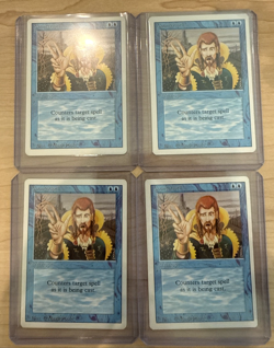 NEAR MINT 4 X Counterspell Magic The Gathering MTG Revised Edition Regular - Image 2