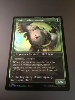 MTG Secret Lair x Dungeons & Dragons #1241 Doric Nature's Warden / Owlbear Foil - Image 2