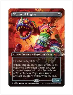 1x Wurmcoil Engine, Secret Lair Extra Life Play-Doh, MTG NM - Image 1