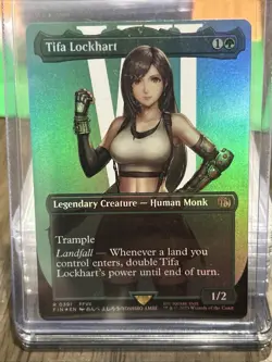 Tifa Lockhart 2025 Magic Final Fantasy Borderless Foil Rare #391 MTG - Image 1