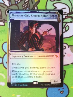 Massacre Girl, Known Killer (Showcase) Foil Murders at Karlov Manor MTG MKM - Image 1