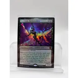MTG - Gwenom, Remorseless - FOIL Mythic #56 - Spider-Man NM - Image 1