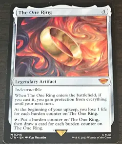 Magic the Gathering: Lord of the Rings #246 The One Ring - Image 1