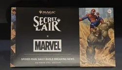 MTG Secret Lair x Marvel's Spider-Man: Daily Bugle Breaking News Rainbow Foil - Image 1