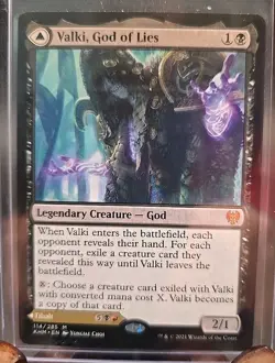 Valki, God of Lies / Tibalt, Cosmic Imposter Kaldheim MTG Regular Lightly Played - Image 3