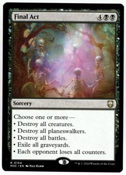Final Act 0104 Non Foil Rare Modern Horizons 3 Magic The Gathering NM - Image 1