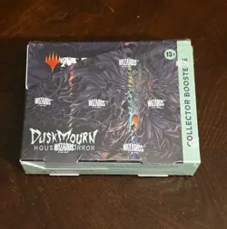 MTG Duskmourn: House of Horror Collector Booster Box - Factory Sealed (ENGLISH) - Image 1