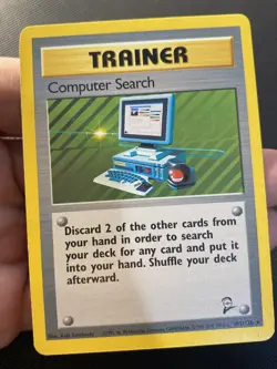 Computer Search 101/130 Trainer Rare Base Set 2 - Pokemon Card WOTC LP - Image 4