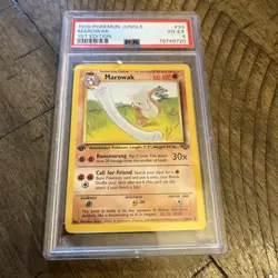 Marowak 39/64 1st Edition 1999 39 Pokemon Jungle PSA 4 - Image 1