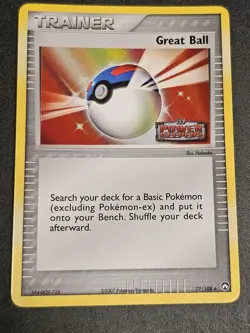 Pokemon TCG Great Ball 77/108 Reverse Holo Foil EX Power Keepers Nintendo 07 LP - Image 1