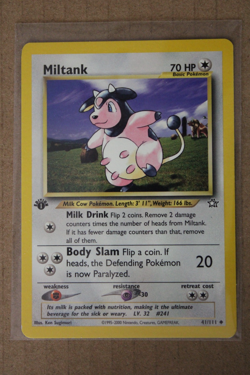 Pokemon TCG Miltank 41/111 Neo Genesis Regular 1st Edition Vintage - Image 1