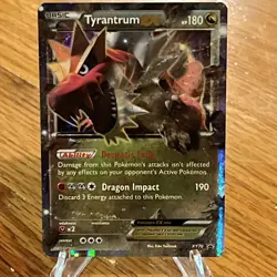 Pokemon TCG Tyrantrum EX XY Black Star Promos XY70 Holo Promo - Image 1