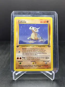 1999 Pokemon TCG Cubone Jungle 1st Edition #50/64 - Image 1
