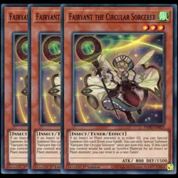 YuGiOh! X3 Fairyant the Circular Sorcerer [PHHY-EN025] Super Rare 1st Edition NM - Image 1