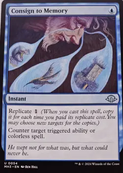 MTG Modern Horizons 3 Consign to Memory Card NM/M Condition - Image 1