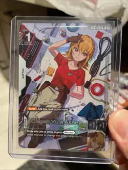 Gundam Card Game Newtype Rising Gd01-096 Cagalli Yula Athha Rare Plus Alt Art - Image 1