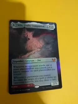 Mila, Crafty Companion. Lukka, Wayward Bonder. STX277 FOIL Mythic MTG Card. - Image 2