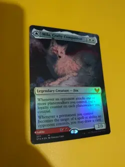 Mila, Crafty Companion. Lukka, Wayward Bonder. STX277 FOIL Mythic MTG Card. - Image 3