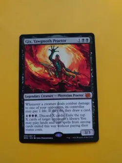 Gix, Yawgmoth Praetor Mythic ONE 095 Phyrexian Magic the Gathering Card. - Image 1