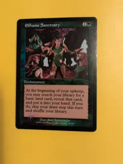 Elfhame Sanctuary. Enchantment INVASION. FOIL MTG Card. Shooting star - Image 4