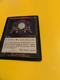 Drake-Skull Cameo. Artifact INVASION. FOIL MTG Card. Shooting star - Image 4