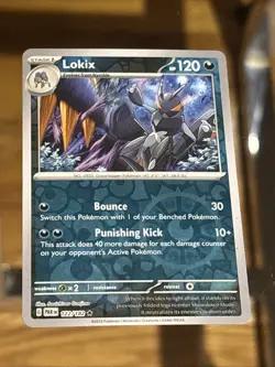 Lokix - 122/182 - Rare - Reverse Holo Paradox Rift Pokemon Card - Image 1