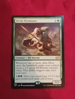 MTG 1x Elvish Warmaster # 654 Jumpstart 2022 Magic the Gathering Card x1 NM - Image 1