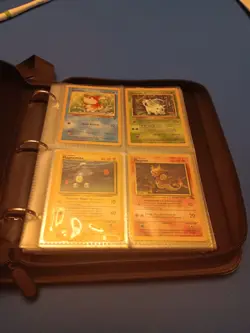 Pokemon Binder With Cards Fossil Holo - Image 3