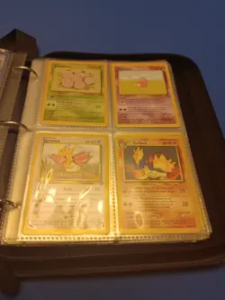 Pokemon Binder With Cards Fossil Holo - Image 4