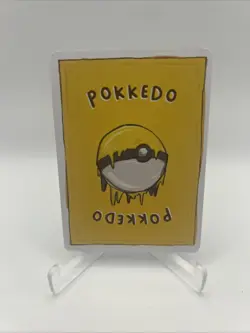 06/50 Pio - Psyduck Pokkedo V1 Indonesian Fan Art Pokemon Derpy Parody Card - Image 2