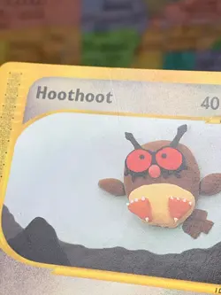 SHIPS SAME DAY Pokemon e-Reader Card LP Hoothoot 65/144 Basic Normal Type 2003 - Image 2
