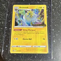 Pokemon Card Arctozolt SWSH036 Stamped Sword & Shield Darkness Ablaze Promo C74 - Image 1