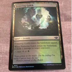 Festering Gulch - Foil - Outlaws of Thunder Junction - Magic the Gathering - Image 1
