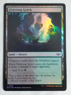 Festering Gulch 257 Outlaws of Thunder Junction Foil Magic the Gathering - Image 1