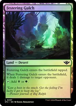 Festering Gulch Outlaws of Thunder Junction MTG Magic Foil - Image 1
