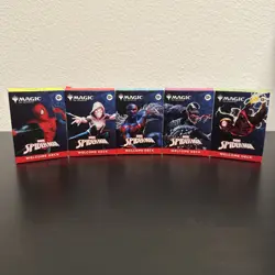 SEALED Magic the Gathering Spider-Man Complete Welcome Deck Set of 5 & Playmat - Image 3