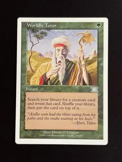Worldly Tutor 6ED Classic sixth Edition NM MTG Uncommon MAGIC 269 - Image 1