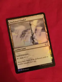 MTG Magic the Gathering Darksteel Citadel (315/503) Double Masters LP FOIL - Image 3