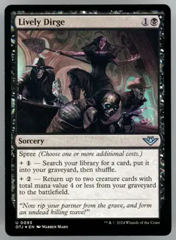 Lively Dirge Outlaws of Thunder Junction Foil - Image 1